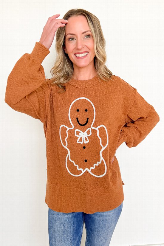 Jolly Gingerbread Sweater 2